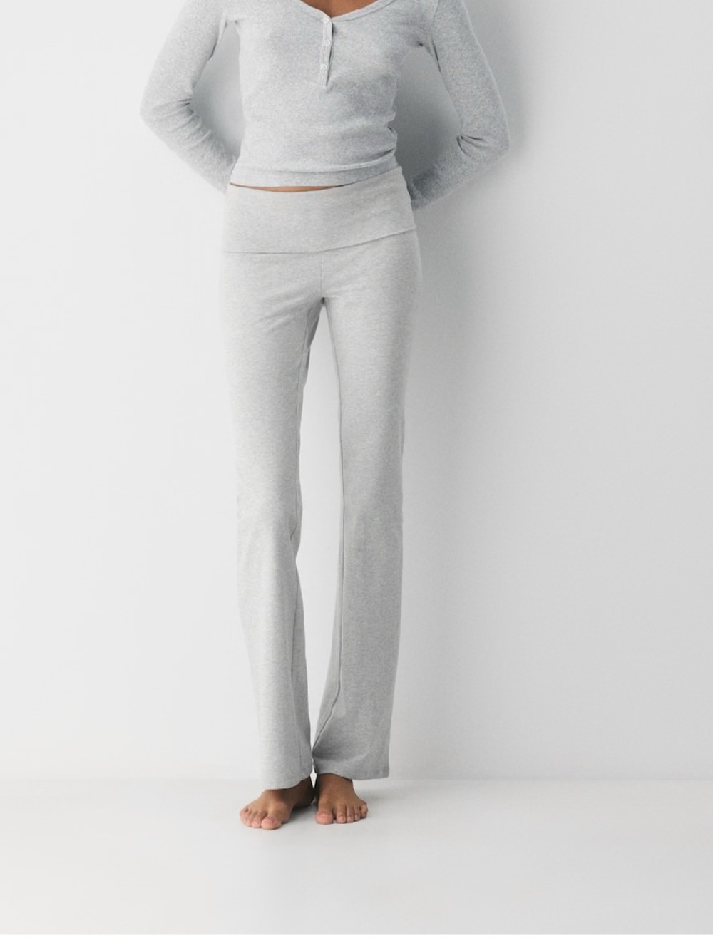 Aritzia homestretch fold over pants